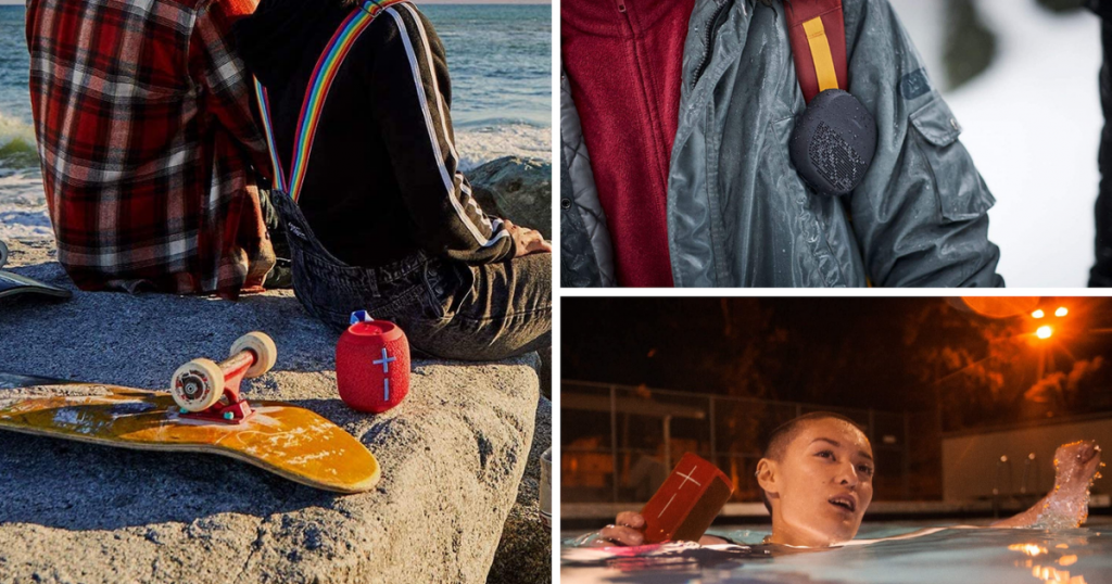 Take the party outside with these waterproof Bluetooth speakers