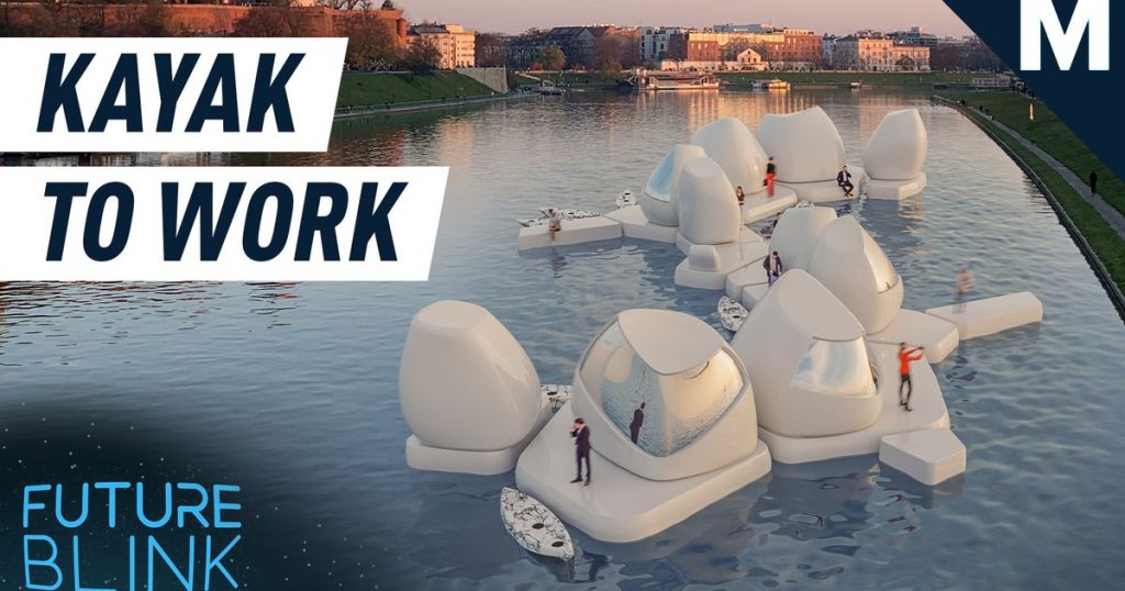 You have to take a kayak to get to this floating co-working space — Future Blink