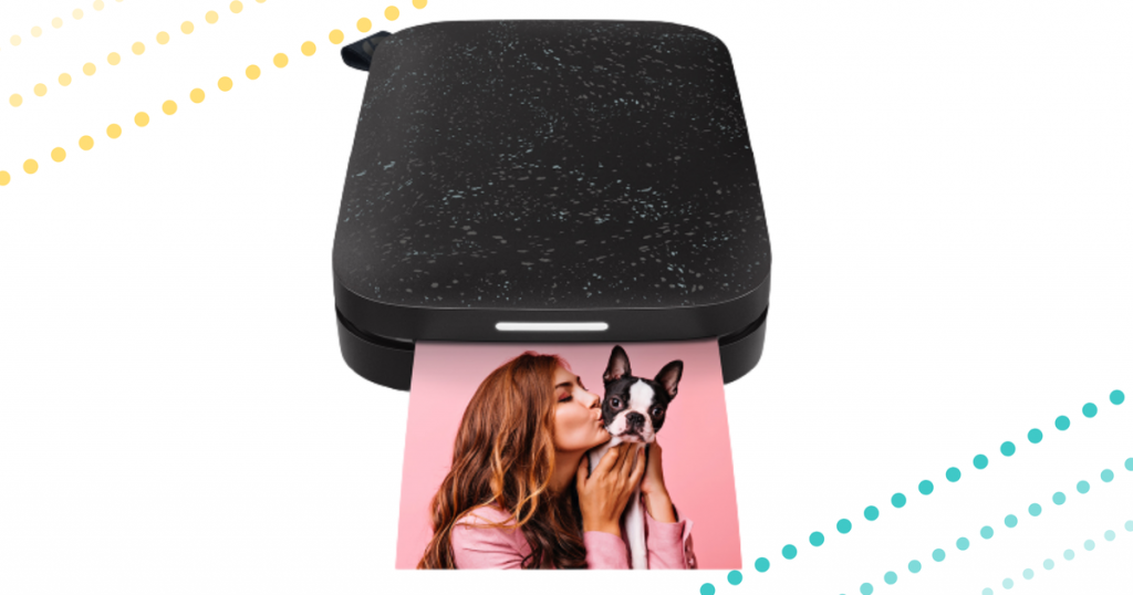Print stickers instantly with a portable Bluetooth printer