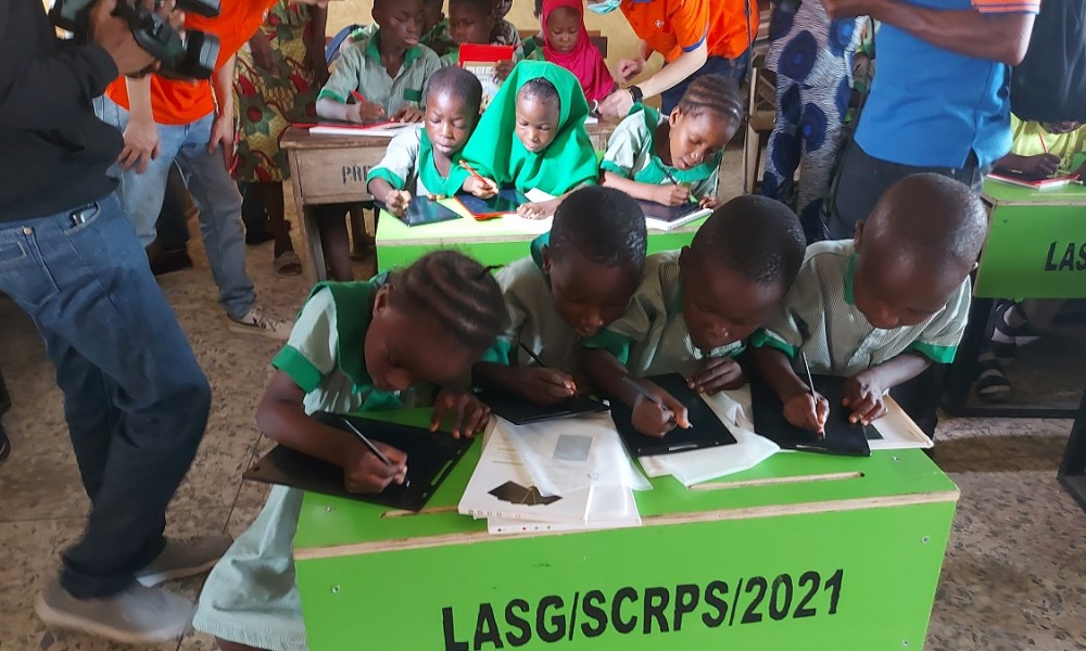 Universal Children’s Day: StarTimes gifts writing tablets to pupils