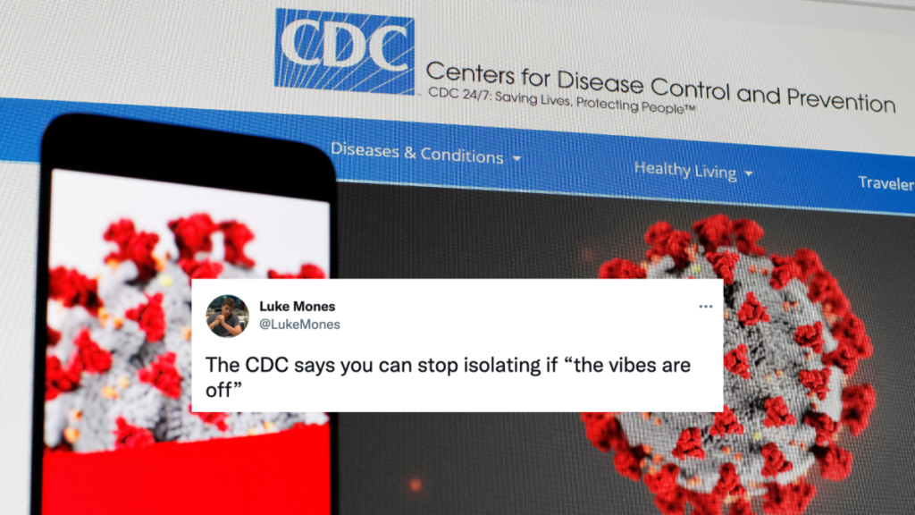 CDC’s new COVID rules inspire tweets full of terrible advice
