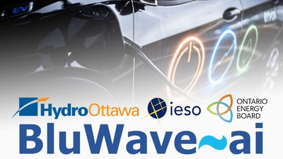 BluWave-ai EV Everywhere project with Hydro Ottawa supported by OEB and IESO (CNW Group/BluWave-ai)