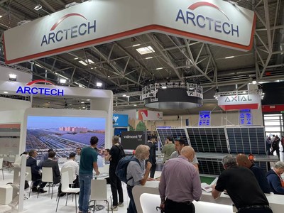 Arctech Expands Solar Tracker Options with SkyLine II, the first 1P tracker with the synchronous multi-point drive mechanism at Intersolar Europe 2022