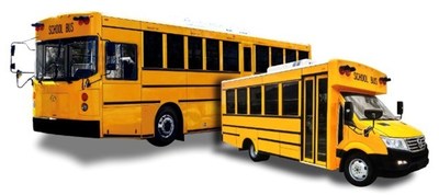GreenPower's BEAST Type D school bus and Nano BEAST Type A school bus