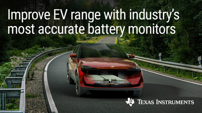 Improve EV range with industry's most accurate battery monitors