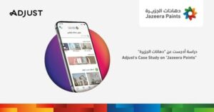 86% increase in purchases via the Jazeera Paints app according to the results of the Adjust study (PRNewsfoto/Jazeera Paints)