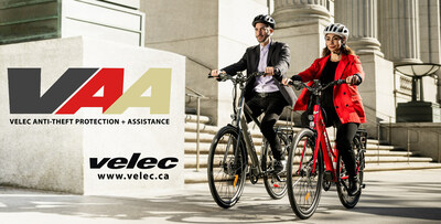 VAA program : Velec Anti-theft + Assistance for e-bikes (CNW Group/Velec inc.)