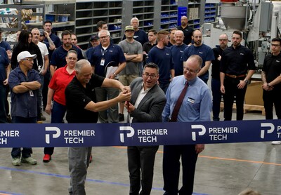 Ribbon Cutting at new Premier Tech Facility in Woods Cross City, Utah. (CNW Group/Premier Tech ltée)
