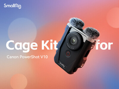 SmallRig Announces a Custom Cage Kit for the Canon PowerShot V10