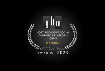 MyyShop awarded "Most Innovative Social Commerce Platform" at Global Brands Magazine's Global Brand Award 2023