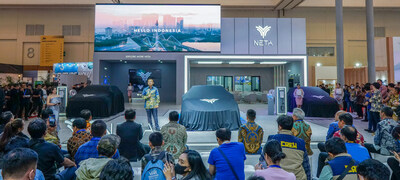 NETA Auto Booth at the GIIAS 2023 (PRNewsfoto/Neta Auto)