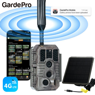 GardePro Revolutionizes Wildlife Monitoring with the 2023 Launch of X60P Max Cellular Trail Camera Equipped with Rechargeable Battery and Solar Panel.The X60P Max is set to redefine wildlife monitoring, game tracking, and remote surveillance, combining cutting-edge features with unparalleled convenience, efficiency, eco-friendliness, low costs, and remote accessibility.Unparalleled Battery Life and Convenience.Ready-to-Use, No Extra Accessories Purchases Necessary.Stay Connected via LTE 4G Netwo