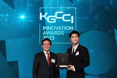 Nuvilab received the 9th KGCCI Innovation Award for Sustainability, represented by BD Hyunjong Lee.