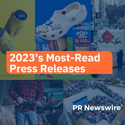 PR Newswire 2023 Press Release Roundup. Photos provided by Samuel Adams, Kellogg Company, Bath & Body Works, Henry Repeating Arms, and Allen Institute.
