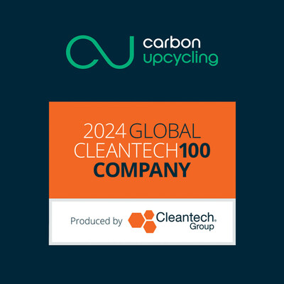 Carbon Upcycling named to the 2024 Global Cleantech 100 (CNW Group/Carbon Upcycling Technologies Inc.)