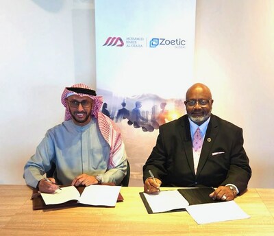 Pictured (left to right): Mohamed Al Otaiba, Chairman and CEO, MHAO Group and Jerome Ringo, Executive Chairman, Zoetic Global