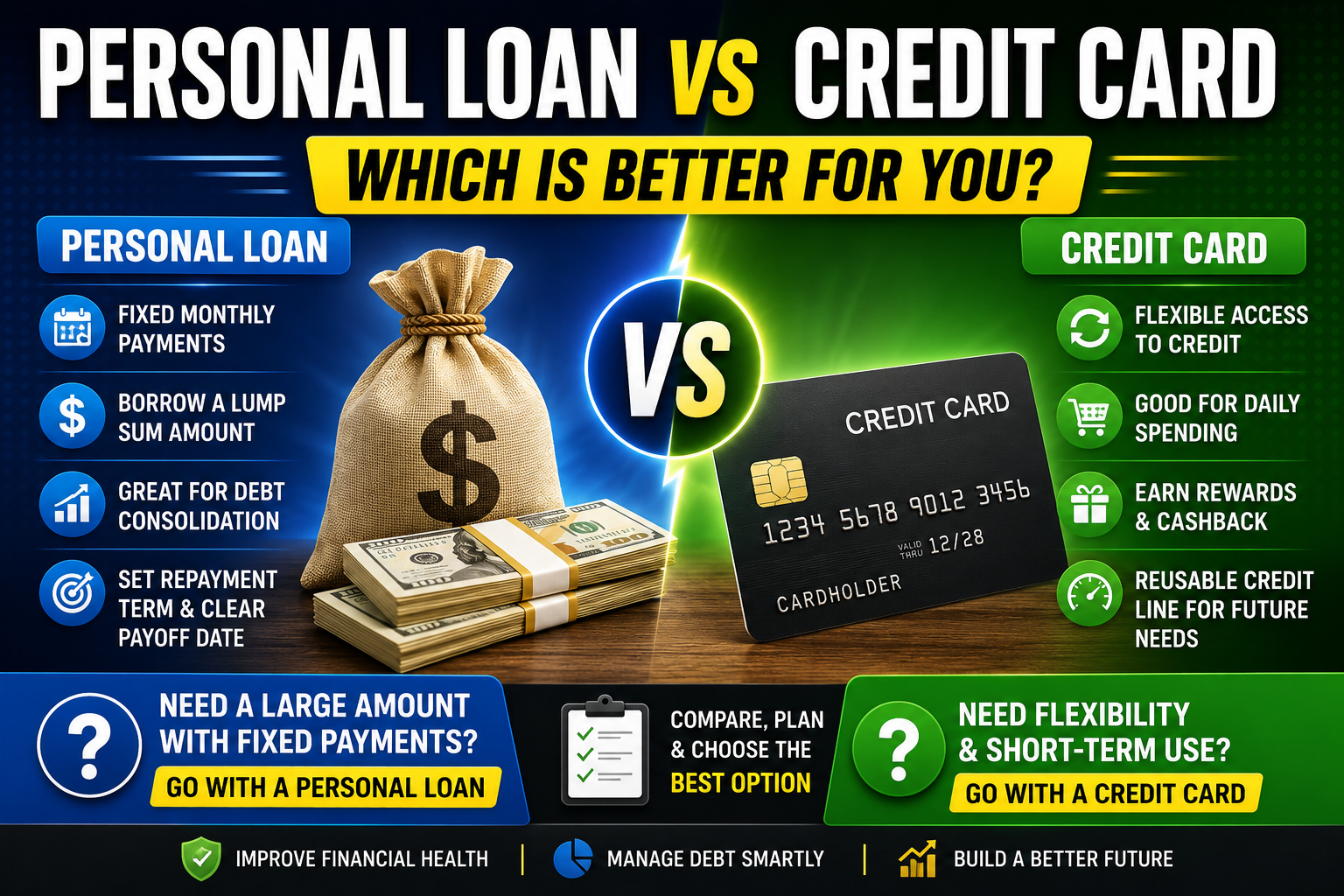 Personal Loan vs Credit Card
