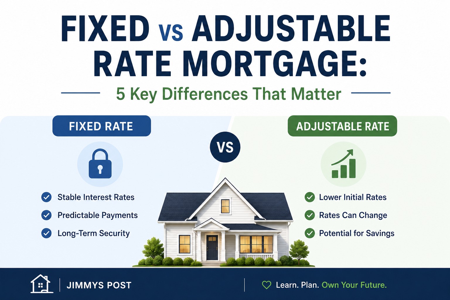 Fixed vs Adjustable Rate Mortgage 5 Key Differences That Matter
